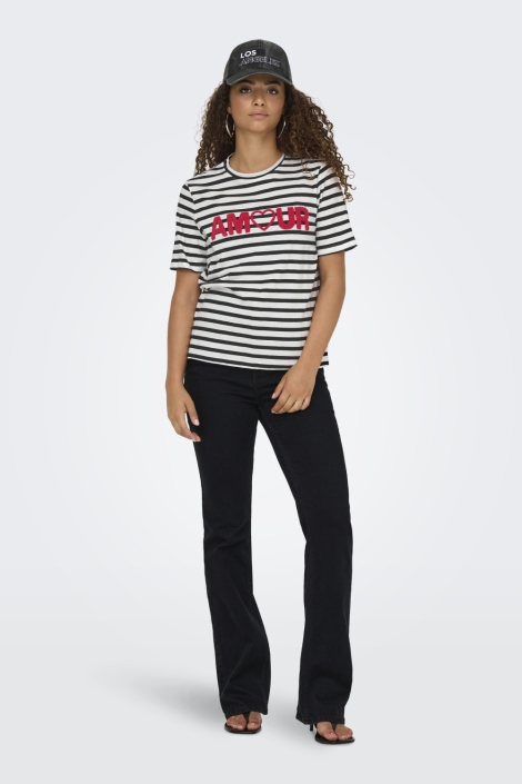 Only onlkiko life s/s o-neck terry top c